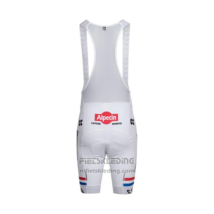2022 Fietskleding Alpecin Fenix Rood Wit Blauw Korte Mouwen en Koersbroek